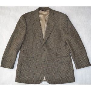 Men’s Brook Brothers Glen Plaid Blazer 43 R Wool